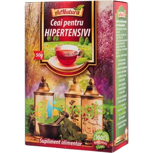 Ceai pentru Hipertensivi 50g ADNATURA — preț și oferte