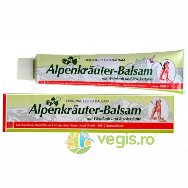 Balsam pentru Varice cu Frunze de Vita si Castan 200ml ALPENKRAUTER — preț și oferte