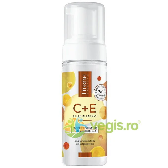 Spuma Hidratanta pentru Curatare Faciala C+E Vitamin Energy 150ml LIRENE — preț și oferte