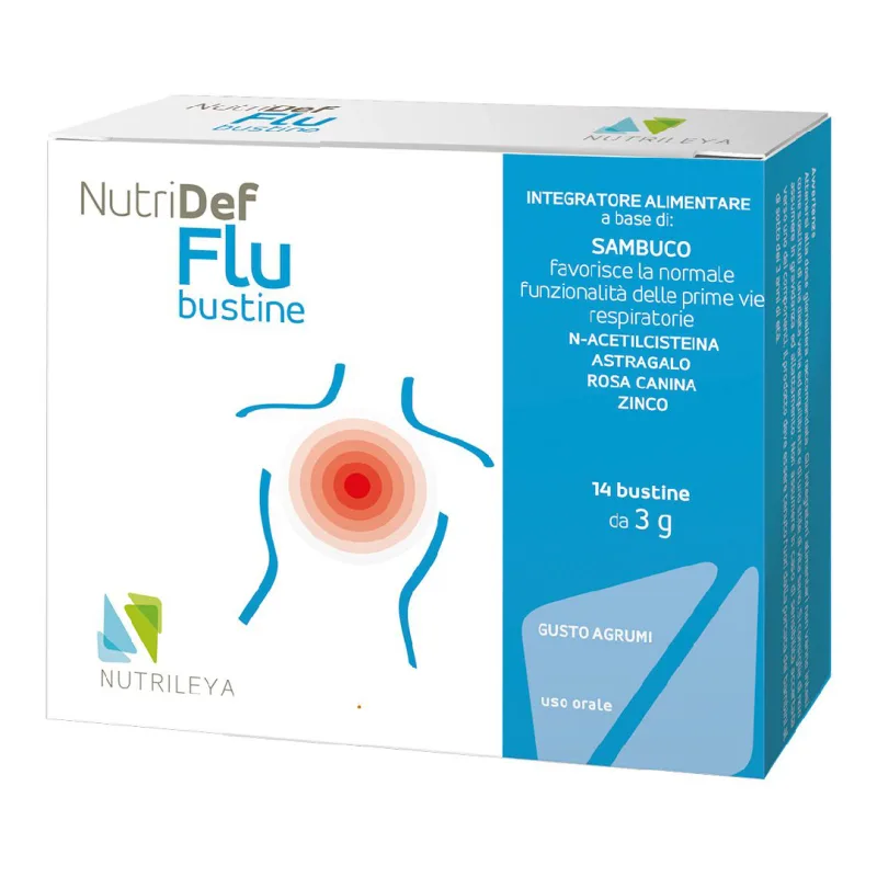 NutriDef Flu Bustine, 14 plicuri, Nutrileya — preț și oferte