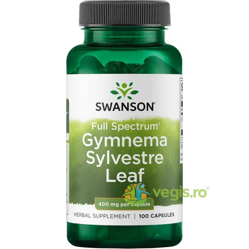 Gymnema Sylvestre Leaf Full Spectrum 100cps SWANSON — preț și oferte