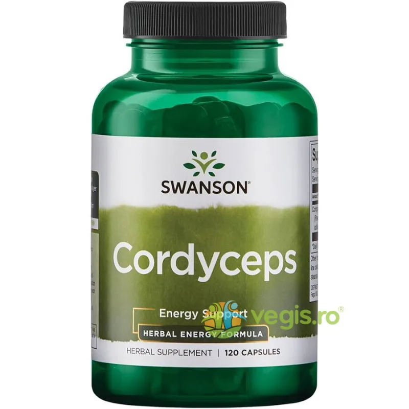 Cordyceps 600mg 120cps SWANSON — preț și oferte