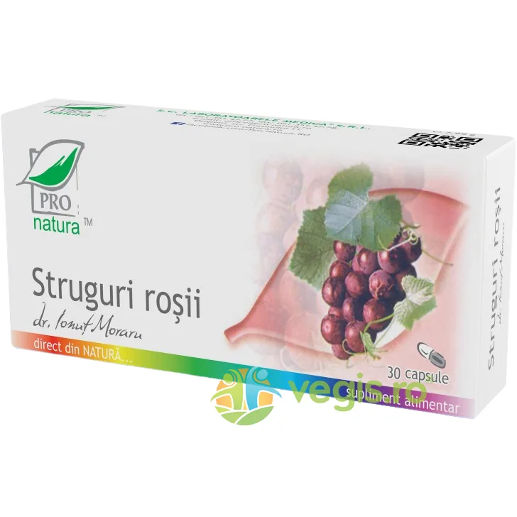 Struguri Rosii 30cps Medica - Pro Natura — preț și oferte