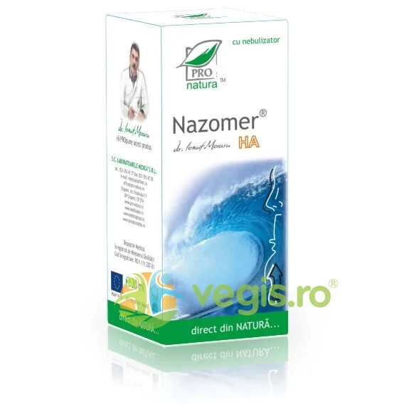 Nazomer cu Acid Hialuronic Spray (HA) 30ml Medica - Pro Natura — preț și oferte