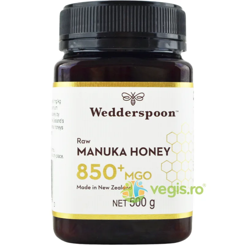 Miere de Manuka MGO 850+ RAW 500g WEDDERSPOON — preț și oferte