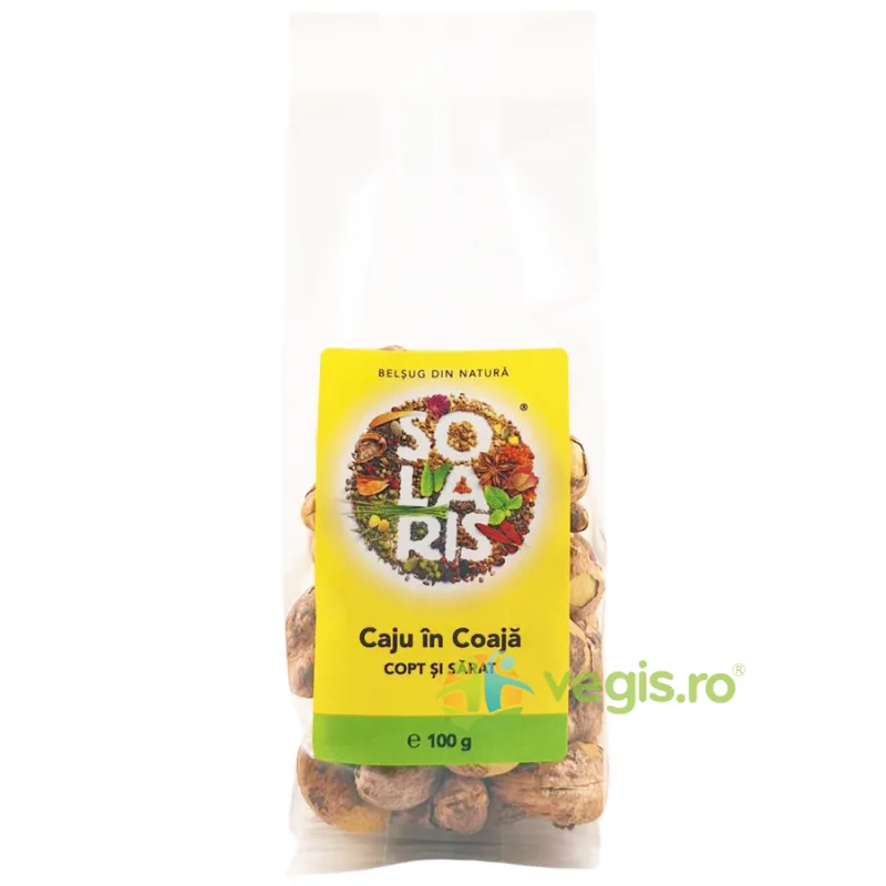 Caju in Coaja Copt si Sarat 100g SOLARIS — preț și oferte