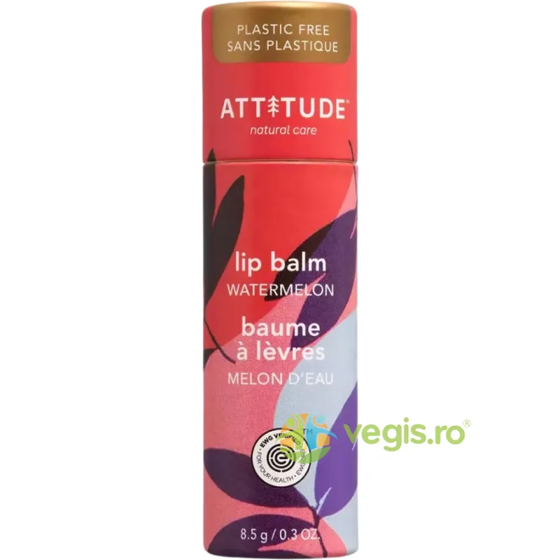 Balsam de Buze cu Aroma de Pepene Rosu 8.5g ATTITUDE — preț și oferte