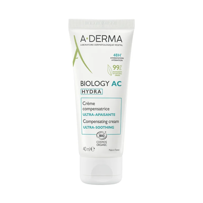 Crema ultra-calmanta Biology AC Hydra, 40 ml, A-Derma — preț și oferte