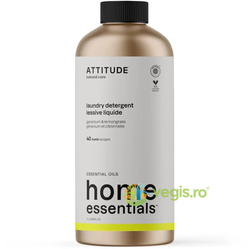 Detergent de Rufe cu Aroma de Muscata si Lemongrass 1L ATTITUDE — preț și oferte