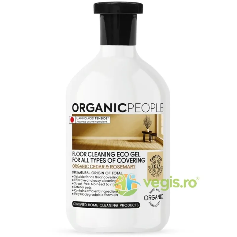 Gel de Curatare pentru Pardoseli cu Cedru si Rozmarin Ecologic/Bio 500ml ORGANIC PEOPLE — preț și oferte