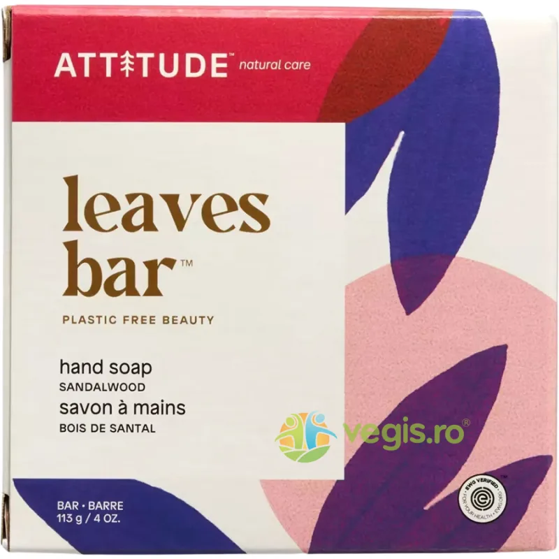 Sapun Solid de Maini cu Lemn de Santal 113g ATTITUDE — preț și oferte