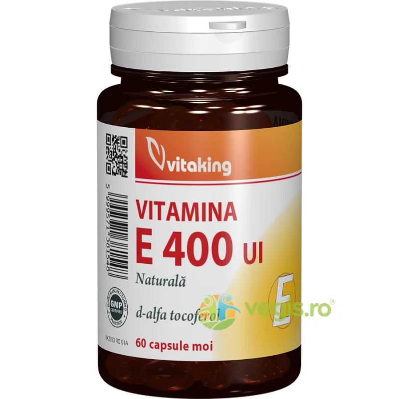 Vitamina E Naturala 400UI 60cps moi VITAKING — preț și oferte