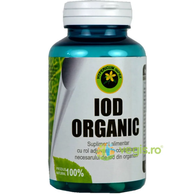 Iod Organic 60cps Hypericum — preț și oferte