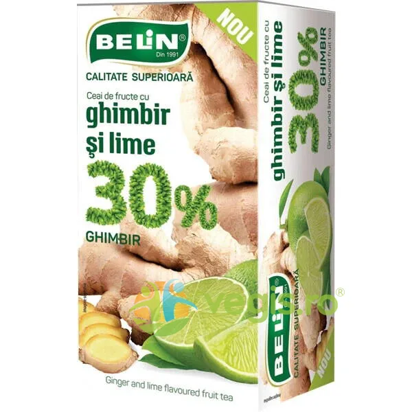 Ceai de Ghimbir si Lime 20dz BELIN — preț și oferte