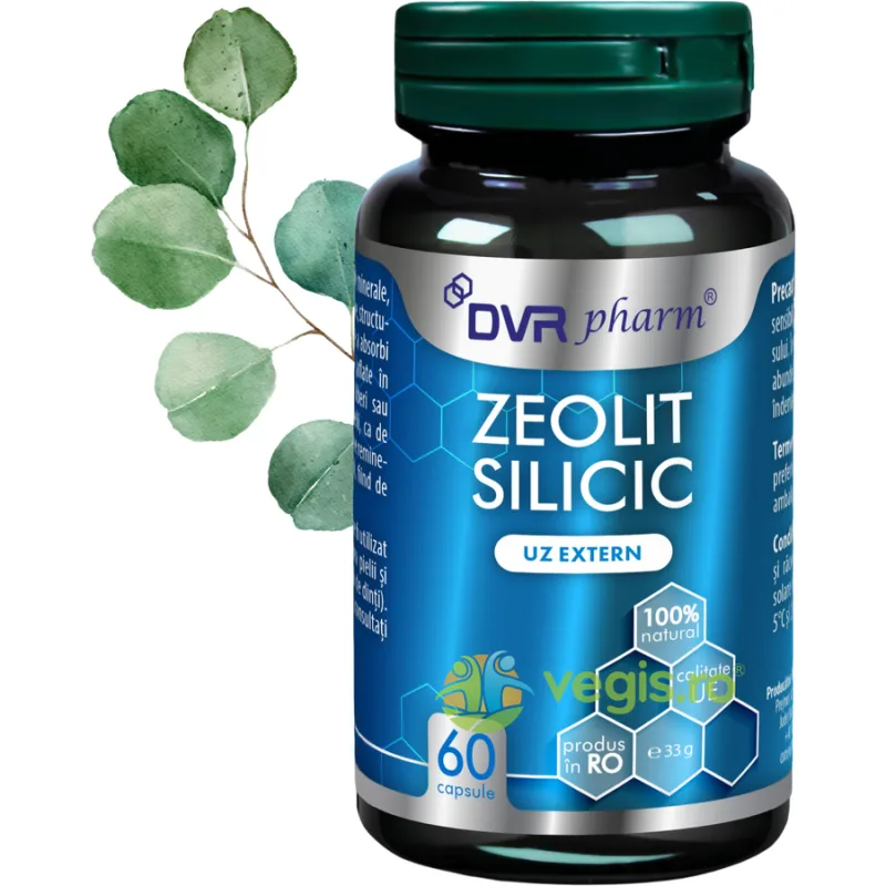 Zeolit Silicic 60cps DVRPharm — preț și oferte