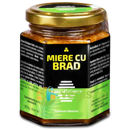 Miere cu Brad 220g APICOLSCIENCE — preț și oferte