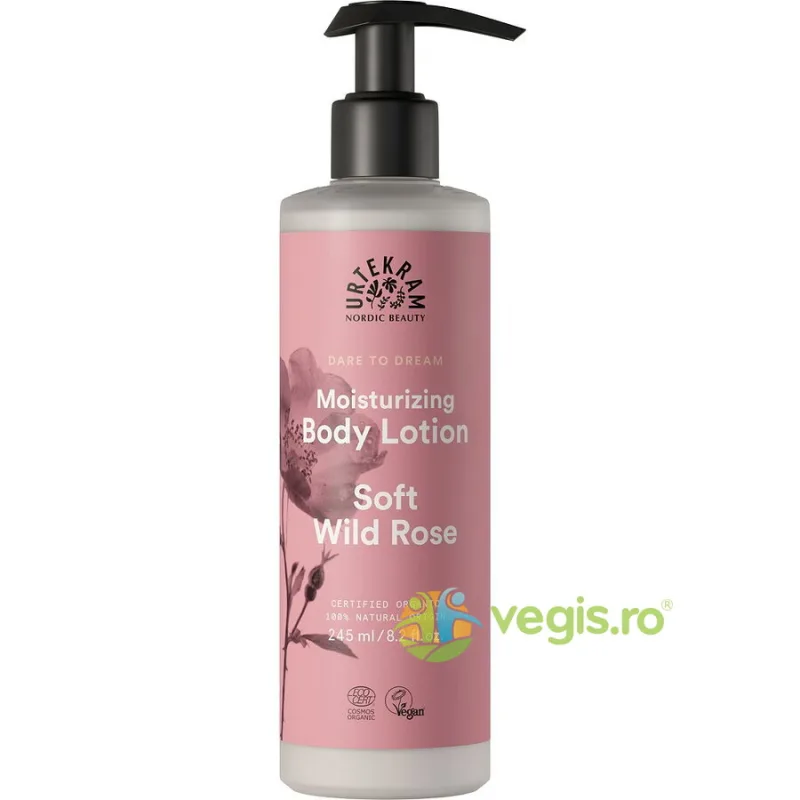 Lotiune de Corp Hidratanta cu Trandafir Salbatic Bio 245ml URTEKRAM — preț și oferte