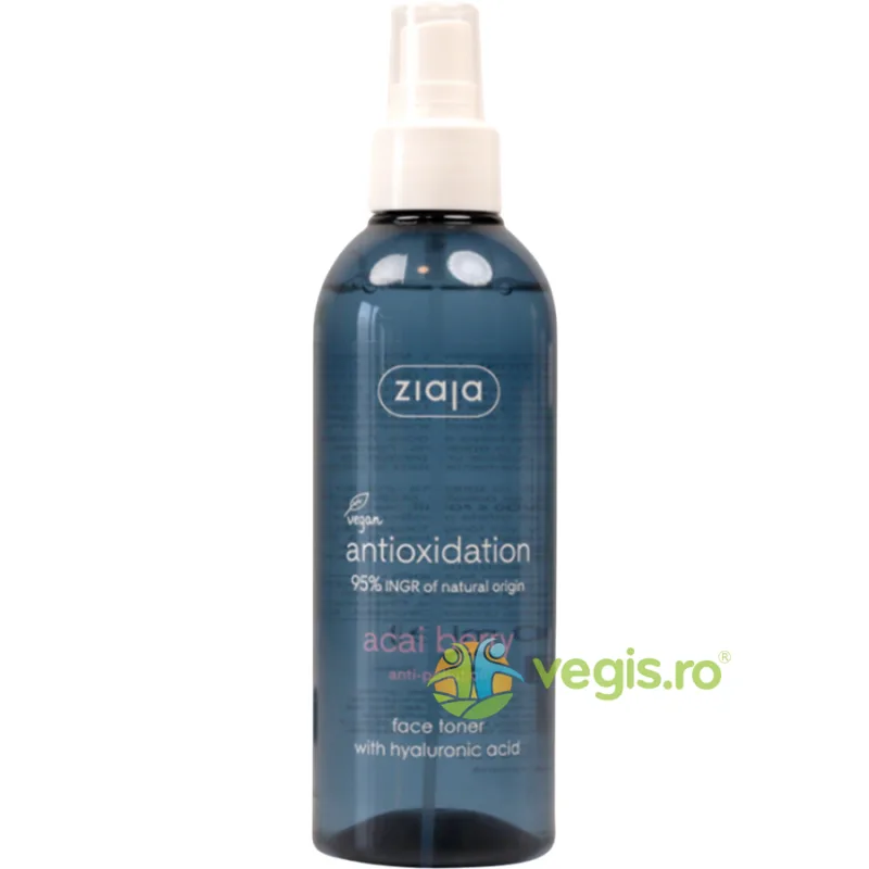 Toner Spray pentru Fata cu Acid Hialuronic Acai Berry 200ml ZIAJA — preț și oferte