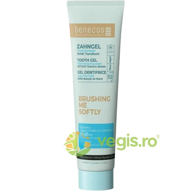 Pasta de Dinti cu Apa Termala pentru Gingii Sensibile fara Dioxid de Titan 75ml BENECOS — preț și oferte