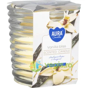 Lumanare Parfumata in Pahar Spirala Vanilla Bliss