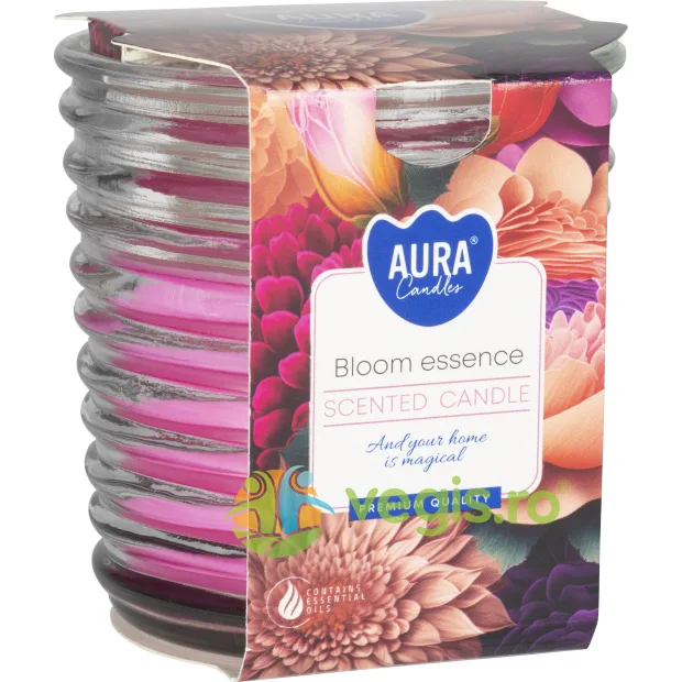 Lumanare Parfumata in Pahar Spirala Bloom Essence BISPOL — preț și oferte