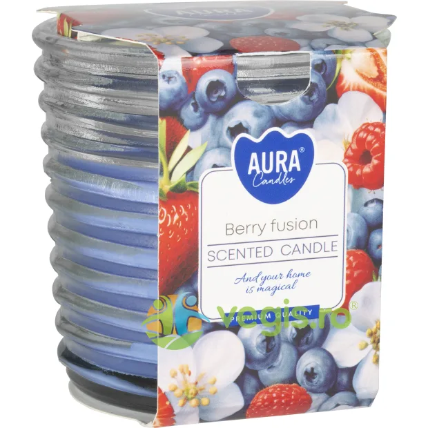 Lumanare Parfumata in Pahar Spirala Berry Fusion BISPOL — preț și oferte