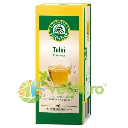 Ceai Tulsi (Busuioc Indian) Ecologic/Bio 20 plicuri - 30g LEBENSBAUM — preț și oferte