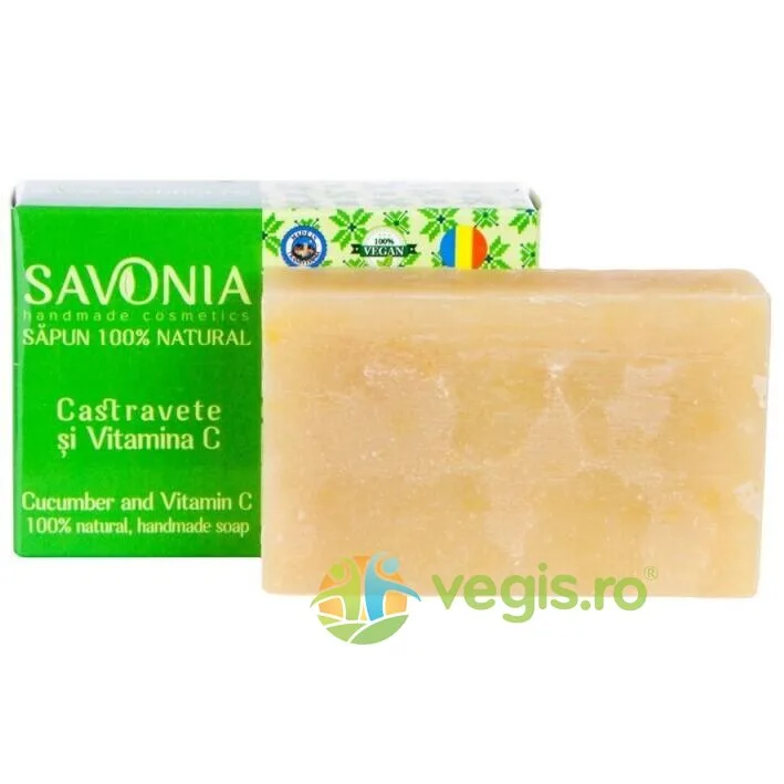 Sapun cu Castravete si Vitamina C 90g SAVONIA — preț și oferte