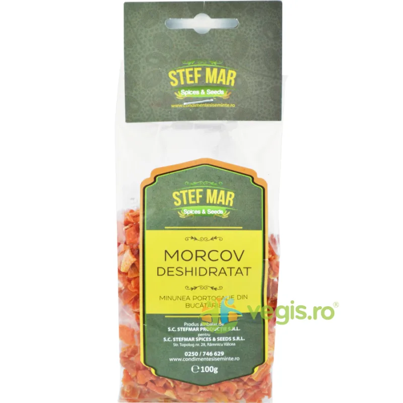 Morcov Deshidratat 100g Stef Mar — preț și oferte