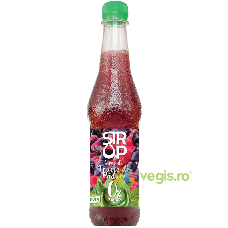 Sirop de Fructe de Padure cu Stevia fara Zahar Adaugat 500ml EUROPLANT — preț și oferte