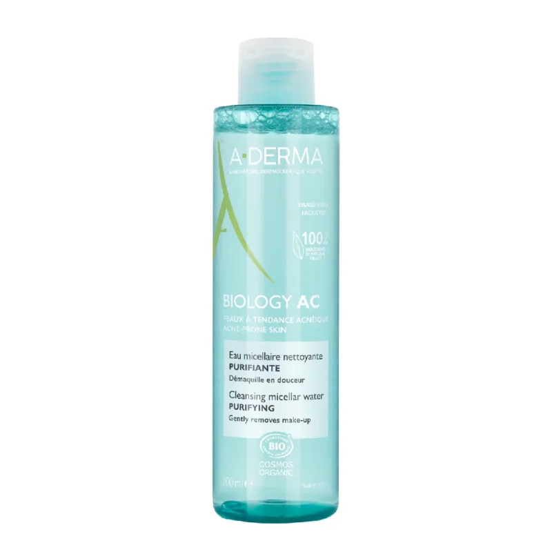 Apa micelara purificatoare Biology AC, 200 ml, A-Derma — preț și oferte