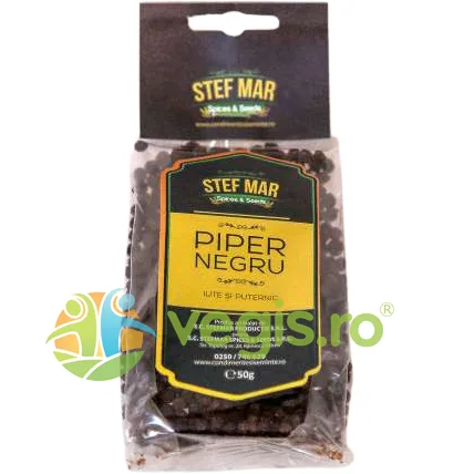Piper Negru Boabe 50g Stef Mar — preț și oferte