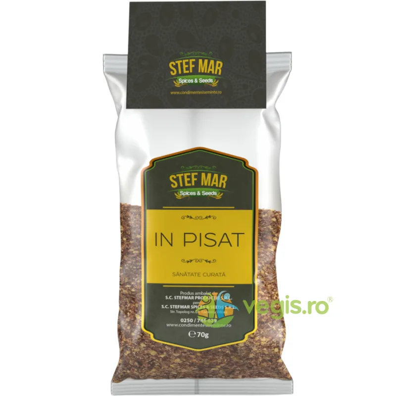 Seminte de In Pisate 70g Stef Mar — preț și oferte