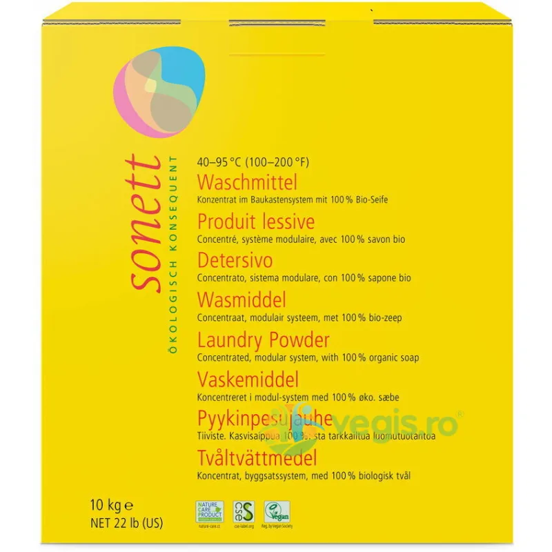 Detergent Praf pentru Rufe Bio 10kg SONETT — preț și oferte