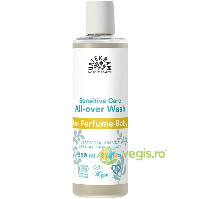 Gel de Dus si Sampon pentru Copii fara Parfum Bio 250ml URTEKRAM — preț și oferte