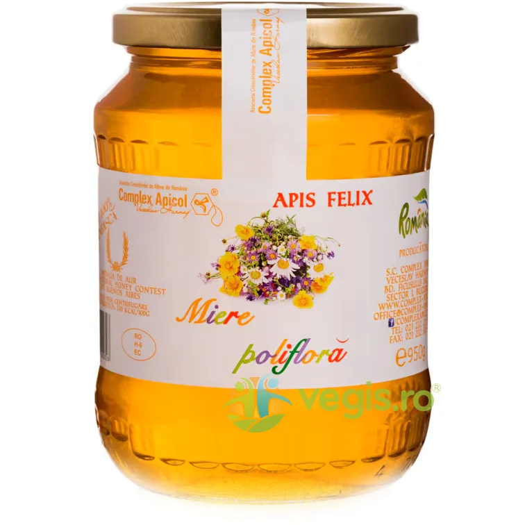 Miere Poliflora Apis Felix 950g COMPLEX APICOL — preț și oferte