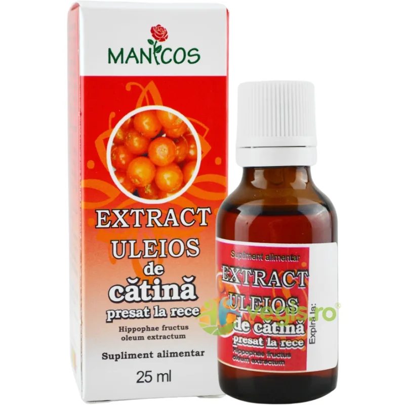 Extract Uleios de Catina Presat la Rece 25ml Manicos — preț și oferte