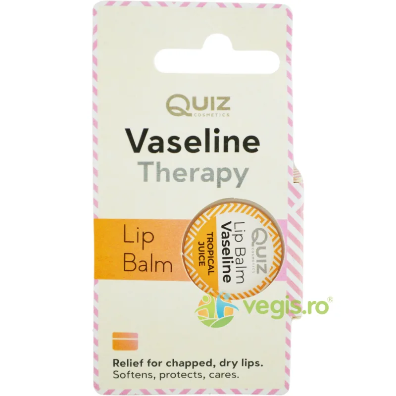 Balsam de Buze cu Vaselina Tropical Juice 10ml QUIZ COSMETICS — preț și oferte