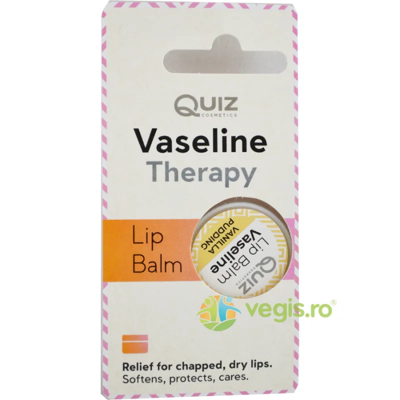 Balsam de Buze cu Vaselina si Vanilie 10ml QUIZ COSMETICS — preț și oferte