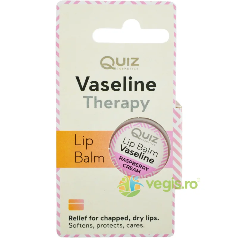 Balsam de Buze cu Vaselina si Zmeura 10ml QUIZ COSMETICS — preț și oferte