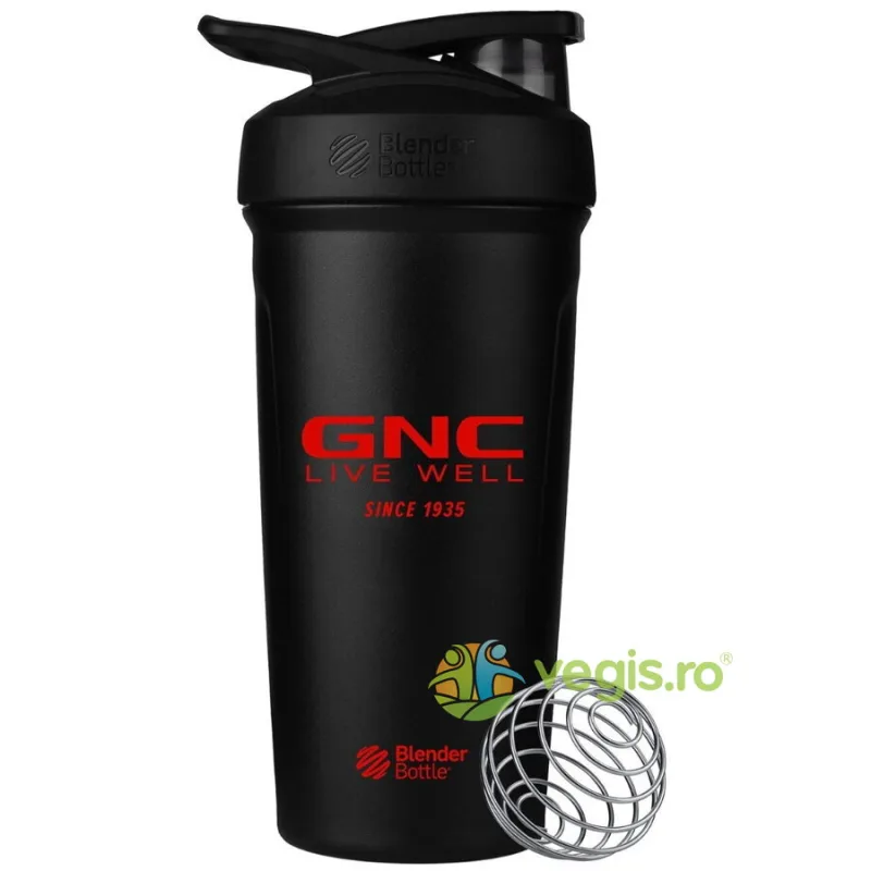 Shaker Strada din Inox Negru 700ml Blender Bottle — preț și oferte