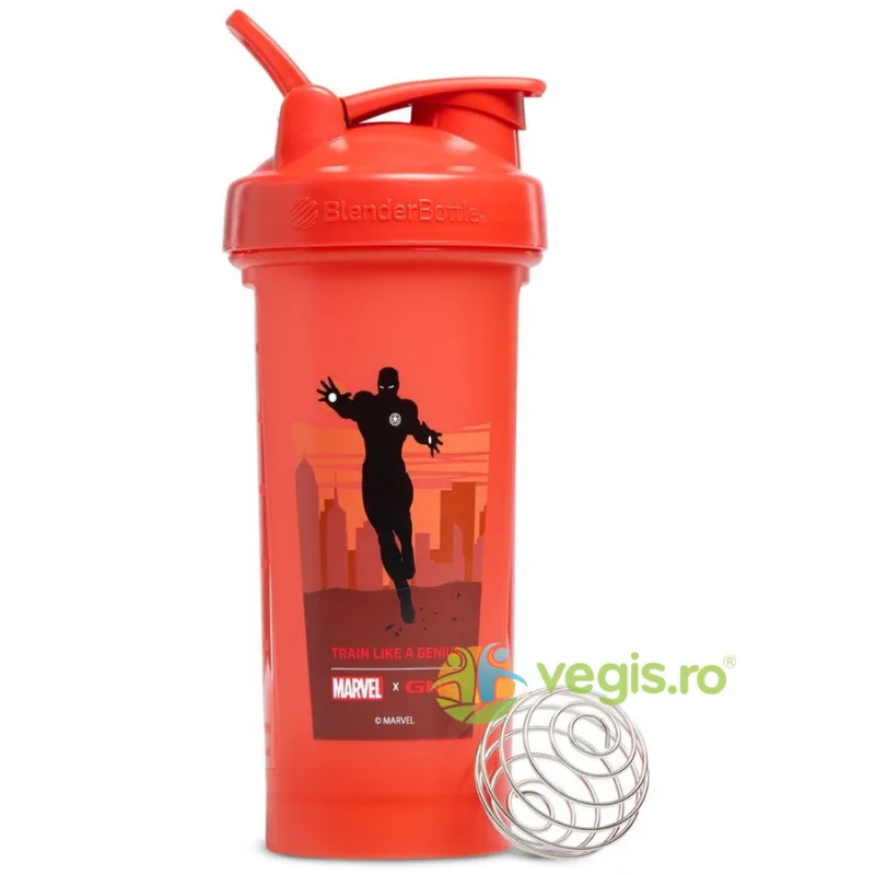 Shaker Clasic Iron Man Edition 828ml Blender Bottle — preț și oferte