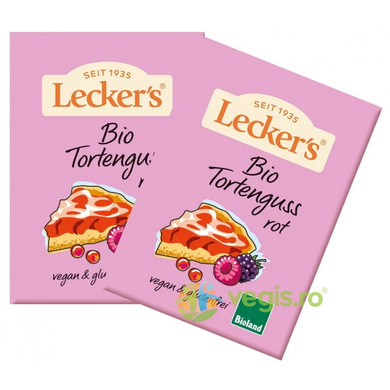 Glazura de Gelatina Rosie fara Gluten Ecologica/Bio 2x10g LECKER,S — preț și oferte