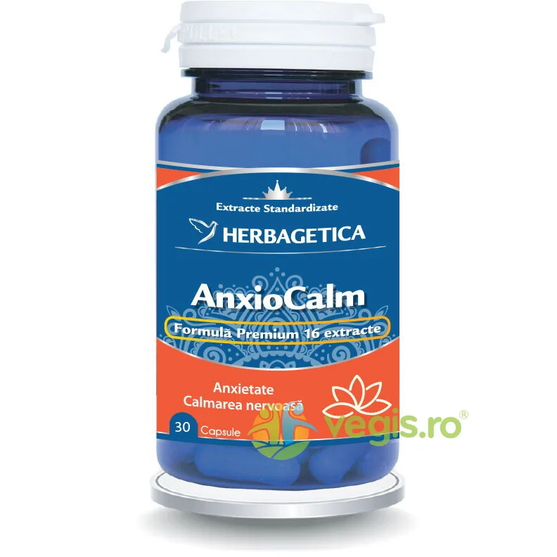 Anxiocalm 30cps HERBAGETICA — preț și oferte