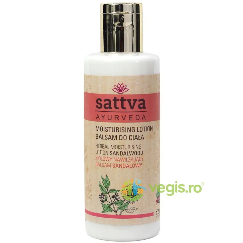 Lotiune de Corp cu Santal 210ml Sattva Ayurveda — preț și oferte
