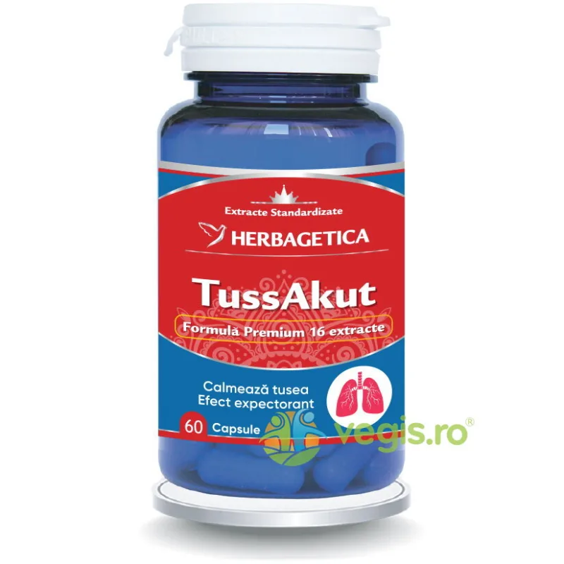 Tussakut 60cps HERBAGETICA — preț și oferte