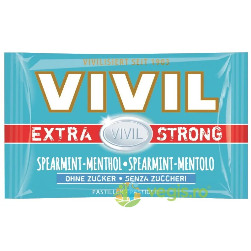 Bomboane cu Spearmint si Mentol fara Zahar Friendship 25g VIVIL — preț și oferte