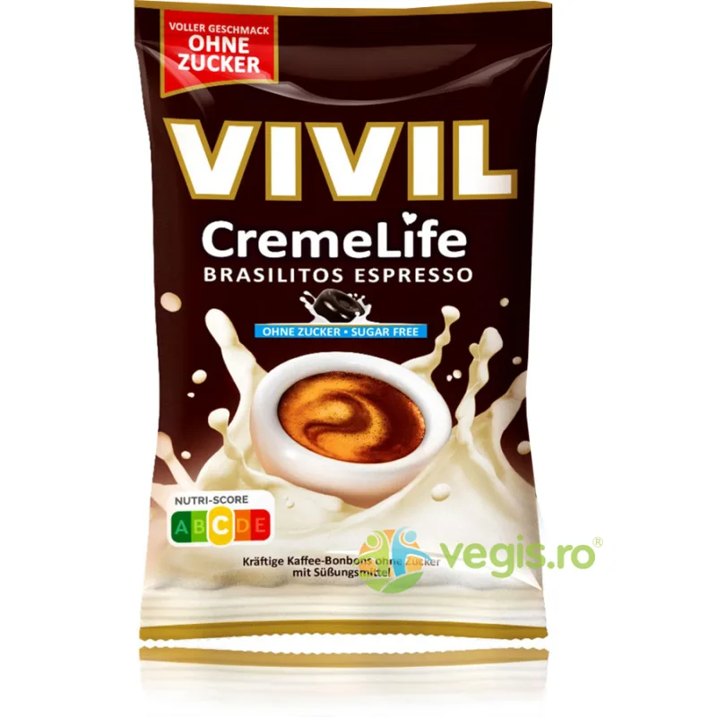 Bomboane Creme Life Brasilitos fara Zahar 90g VIVIL — preț și oferte