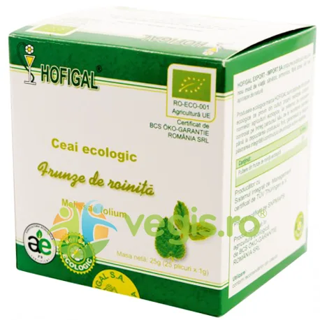 Ceai de Roinita Frunze Ecologic/Bio 25dz HOFIGAL — preț și oferte