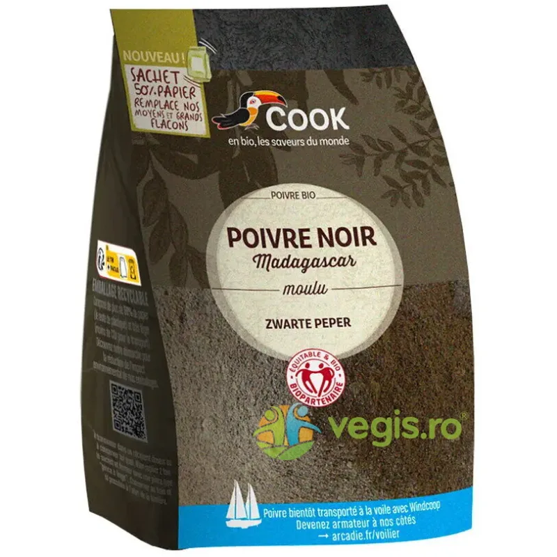 Piper Negru Macinat Ecologic/Bio 150g COOK — preț și oferte